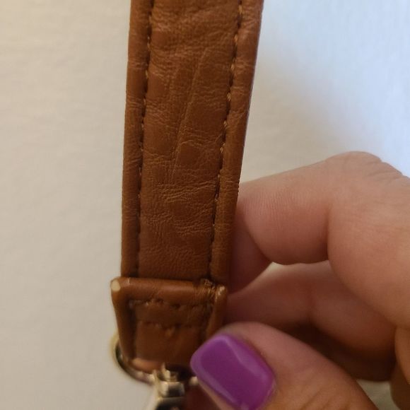 V Couture by Kooba brown studded crossbody with adjustable strap - Picture 5 of 16